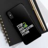 Python Programmer Tough Phone Case - Stop Over Complicating Python