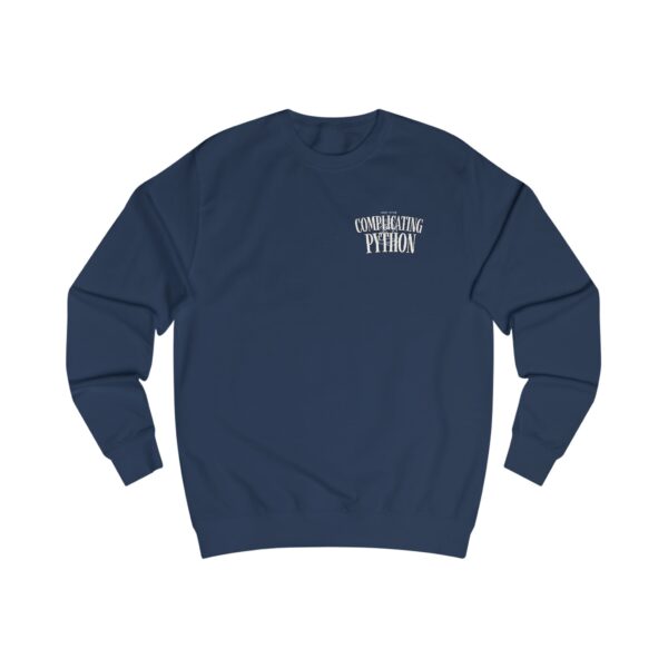 Funny Unisex Sweatshirt - 'Complicating Python' for Programmers