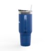 Insulated Travel Mug - 40oz with Stop Overcomplicating Python Design