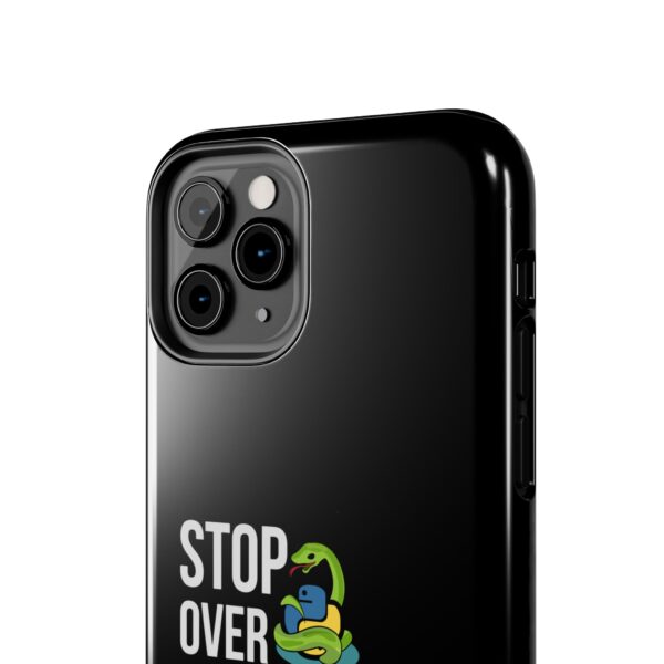Python Programmer Tough Phone Case - Stop Over Complicating Python