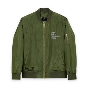 Embroidered Bomber Jacket