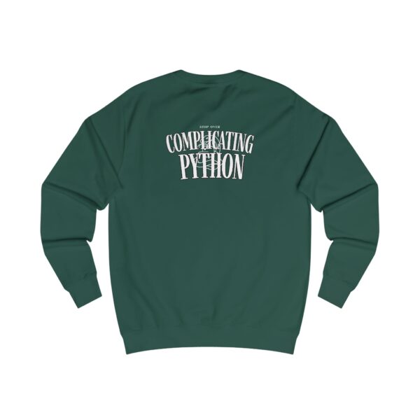 Funny Unisex Sweatshirt - 'Complicating Python' for Programmers