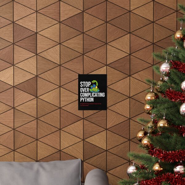 Stop Over Complicating Python Poster