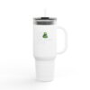 Insulated Travel Mug - 40oz with Stop Overcomplicating Python Design