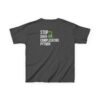 Kids Stop Over Complicating Python Tee - Fun Coding T-Shirt for Young Programmers