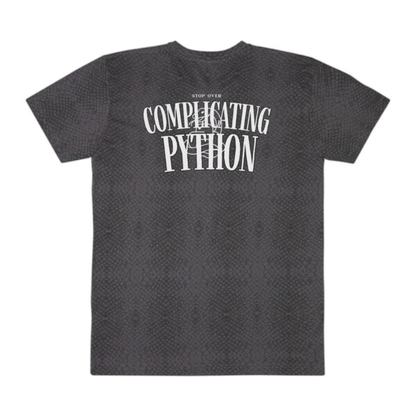 Men's Tee - Python Humor 'Stop Over Complicating Python'