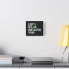 Python Programming Wall Art - 'Stop Over Complicating Python' Canvas Print