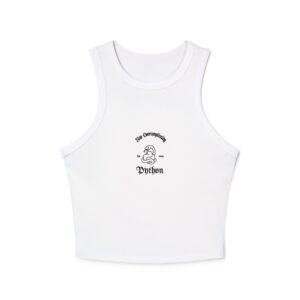 Graphic Women's Micro Rib Racer Tank Top
