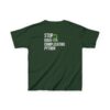 Kids Stop Over Complicating Python Tee - Fun Coding T-Shirt for Young Programmers