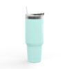 Insulated Travel Mug - 40oz with Stop Overcomplicating Python Design