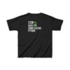 Kids Stop Over Complicating Python Tee - Fun Coding T-Shirt for Young Programmers
