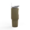 Insulated Travel Mug - 40oz with Stop Overcomplicating Python Design