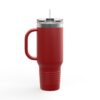 Insulated Travel Mug - 40oz with Stop Overcomplicating Python Design