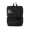 Shoulder Backpack - Black Casual Stop Overcomplicating Python Print